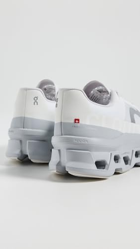 On Men's Cloudmonster Sneakers, White | Glacier, 11.5 Medium US