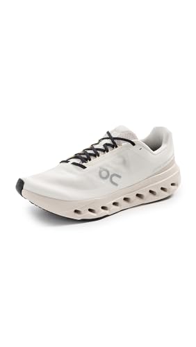 On Men's Cloudsurfer Next Sneakers, Ivory/Silver, 10.5 Medium US