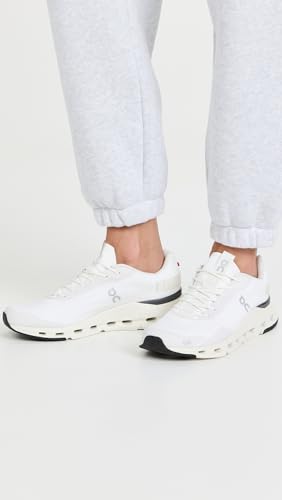On Women's Cloudnova Form Sneakers, White | Eclipse, 8.5 Medium US