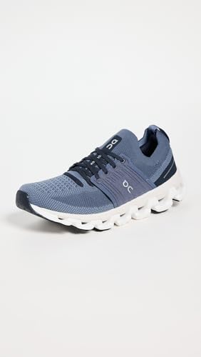On Women's Cloudswift 3 Sneakers, Metal/White, 9 Medium US