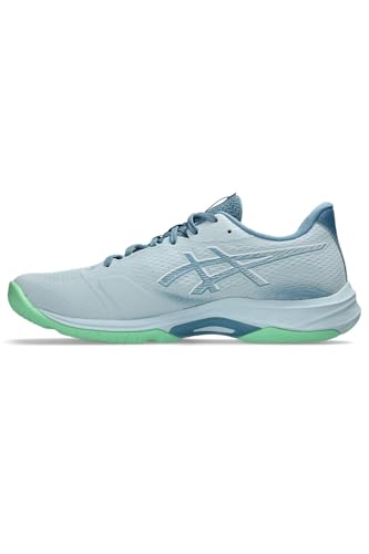 ASICS Men's Netburner Ballistic FF 4 Volleyball Shoes, Cool Grey Saba Blue, 9 US