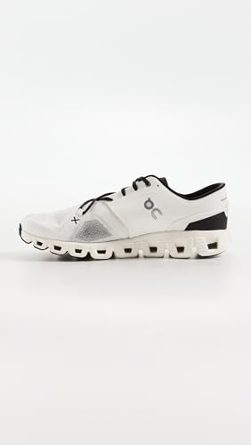On Men's Cloud X 3 Sneakers, Ivory/Black, 8 Medium US