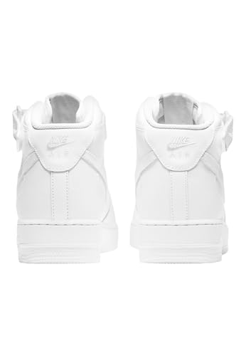 Nike Men's Air Force 1 Mid '07Sneaker, White, 12 US