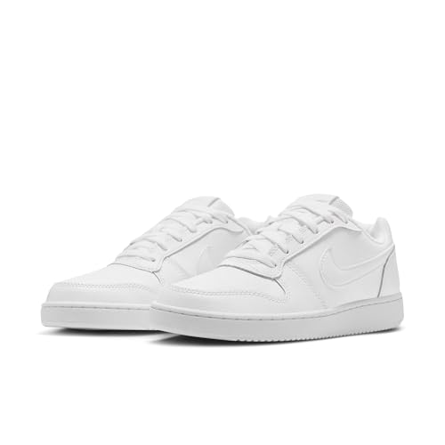 Nike Women's Women's Nike Ebernon Low Shoe, White/White, 8 Regular US
