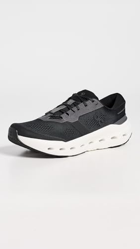 On Men's Cloudrunner 3 Sneakers, Black | Ivory, 10.5 Medium US