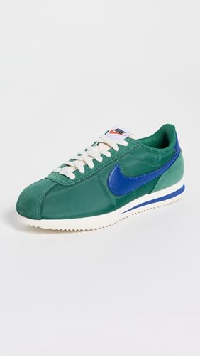 Nike Women's Cortez Txt 2 Sneakers, Evergreen/Royal/Sail/White, 7.5 Medium US