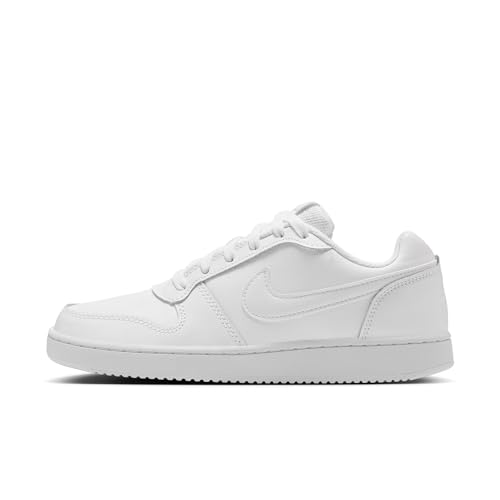 Nike Women's Women's Nike Ebernon Low Shoe, White/White, 8 Regular US