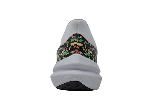 Nike Air Winflo 9 Women's Running Sneakers, White/Multi-Color-Hot Punch, 6.5 M US