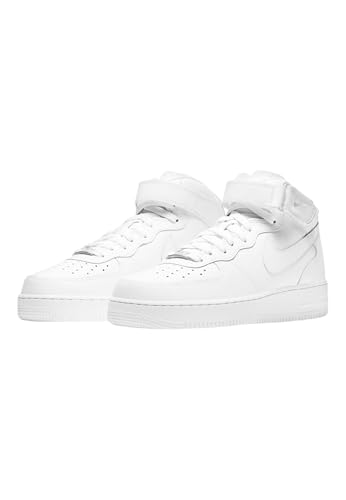 Nike Men's Air Force 1 Mid '07Sneaker, White, 12 US