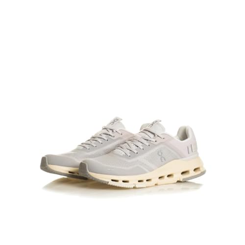 On Women's Cloudnova Form 2 TT Running Shoes Sneakers (Wolf - Cream, US Footwear Size System, Adult, Women, Numeric, Medium, 9)