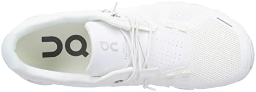 On Men's Cloud 5 Sneakers, All White, 12.5 Medium US