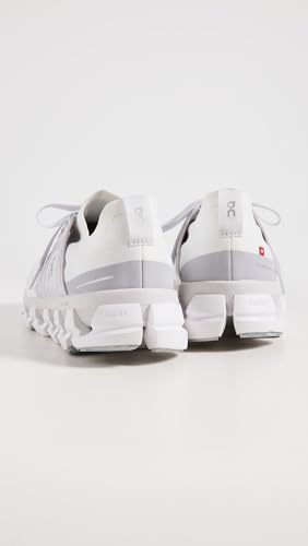On Women's Cloudswift 3 Sneakers, White/Frost, 8.5 Medium US