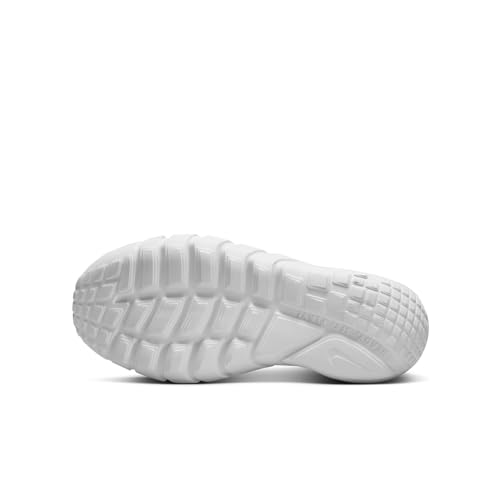 Nike Grade School Flex Runner 2 Road Running Shoes (6Y, White/White)