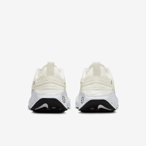 Nike InfinityRN 4 Men's Road Running Shoes (DR2665-102, Sail/Platinum Tint/White/Black) Size 8.5