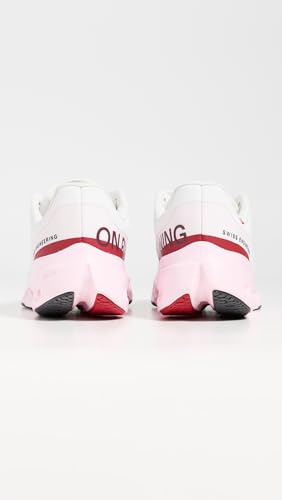 On Women's Cloudsurfer Next Sneakers, Peony/Ivory, 9.5 Medium US