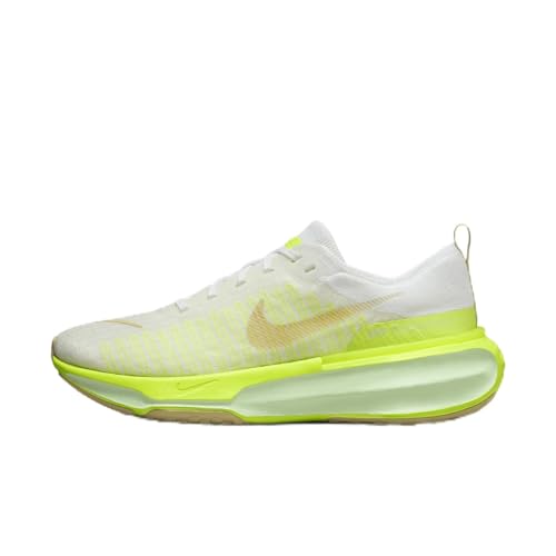 Nike Invincible 3 Men's Road Running Shoes (DR2615-104, White/Volt/Sail/Team Gold) Size 7
