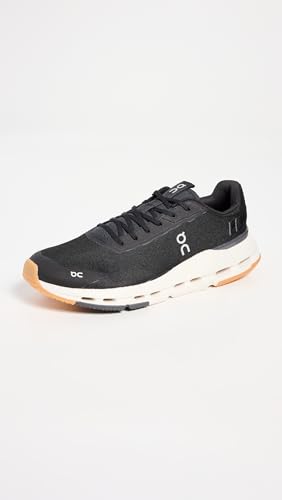 On Men's Cloudnova Form 2 Sneakers, Black | Ivory, 10.5 Medium US