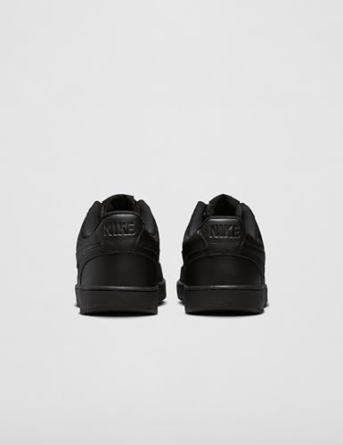 Nike Men's Court Vision Low Next Nature Shoes, Black/Black-Black, 11