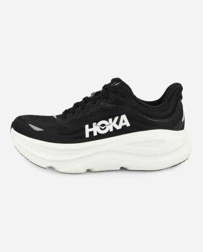 Hoka Women's Bondi 9 Black/White 8 Medium