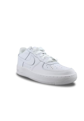 Nike Air Force 1 Le Big Kids Shoes Size-4.5, White/White-white-white