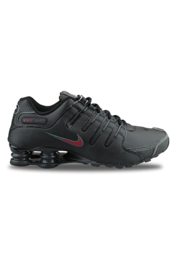 Nike Men's Shox NZ Running Shoe Black/Vrsty Red/White/Anthrct - 10 D(M) US