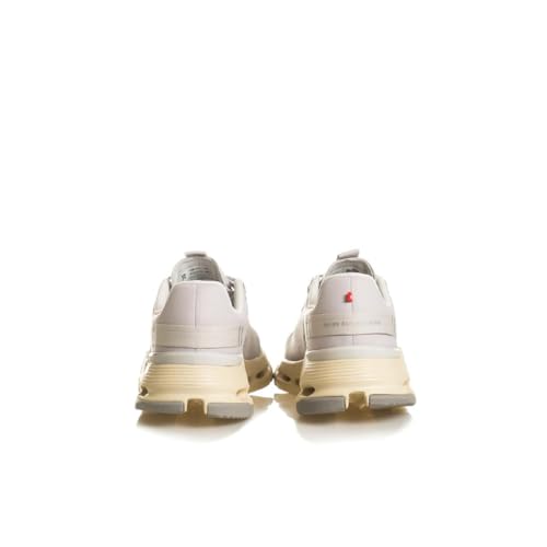 On Women's Cloudnova Form 2 TT Running Shoes Sneakers (Wolf - Cream, US Footwear Size System, Adult, Women, Numeric, Medium, 9)