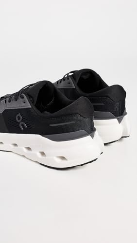 On Men's Cloudrunner 3 Sneakers, Black | Ivory, 10.5 Medium US