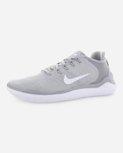 Nike Free RN 2018 Mens Shoes Size 7, Color: Wolf Grey/White/Volt