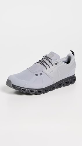 On Men's Cloud 6 WP Sneakers, Alloy/Wolf, 9.5 Medium US