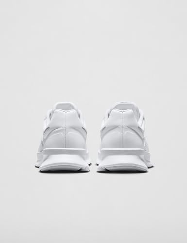 Nike Women's Run Swift 3 Road Running Shoes, White/Metallic Silver-Pure Platinum, 8.5