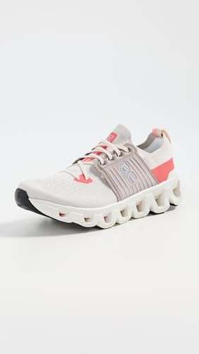 On Women's Cloudswift 4 Sneakers, Cream/Salmon, 10.5 Medium US
