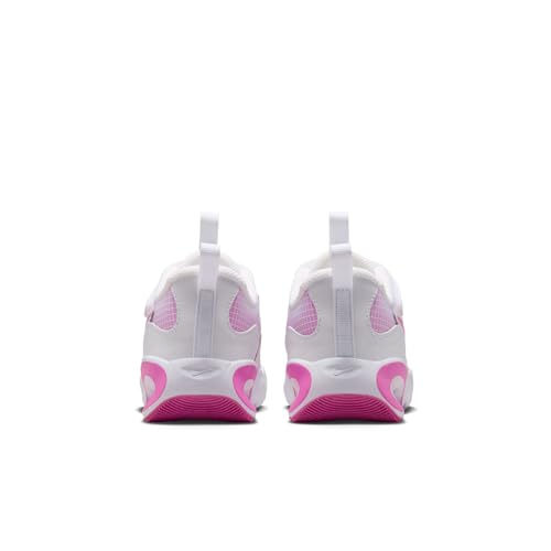 Nike Little Kids' Air Max Nova Shoes, White/Playful Pink-Bleached Lilac, 1.5Y