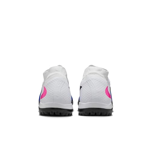 Nike Phantom 6 High Academy Turf Soccer Shoes (Racer Blue/White/Pink Blast) Size 6.5