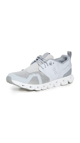 On Women's Cloud 5 Terry Sneakers, Glacier/Lunar, Grey, 9.5 Medium US