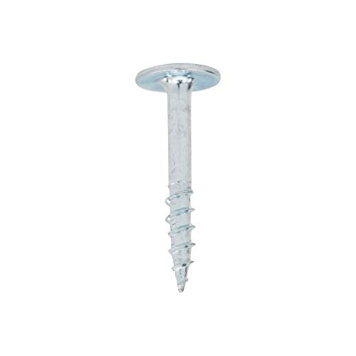 100 Pack of Rok Hardware #8 x 1-1/4" Coarse Deep Thread Truss Head Drawer Front Adjustment Phillips Screws