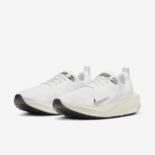 Nike InfinityRN 4 Women's Road Running Shoes (DR2670-104, White/Sail/Coconut Milk/Chrome) Size 5.5
