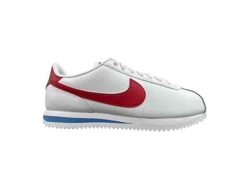Nike Women's Cortez Sneakers, White/Varsity Red/Varsity Blue, 7.5 Medium US
