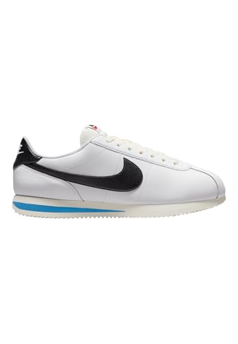 Nike DM4044 Men's Cortez, White/Black-LT Photo Blue-Sail EU 46