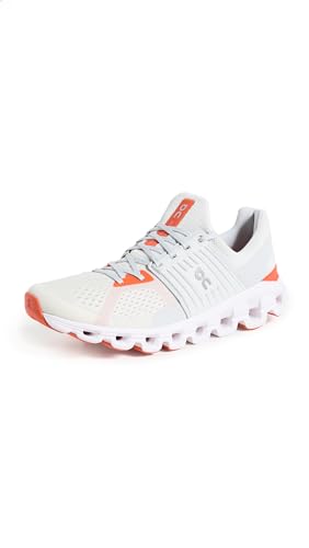 ON Women's Cloudflow Trainers, White Flame, 9 US