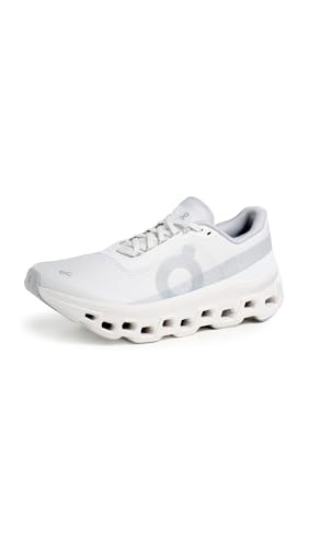 On Women's Cloudmonster 1 Sneakers, White | White, 7.5 Medium US