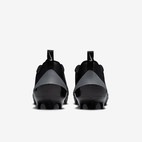 Nike Vapor Speed 3 Football Cleats (FB3303-002, Black/Dark Grey/Black) Size 12