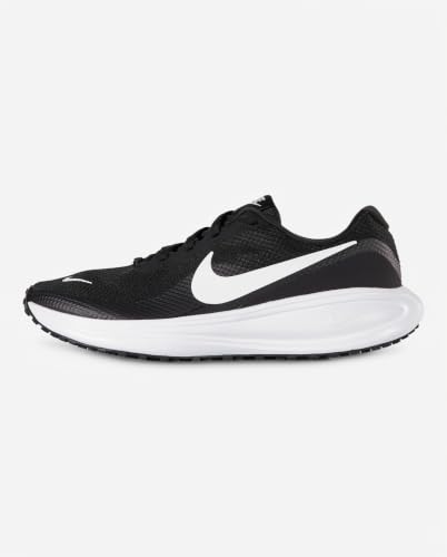 Nike Women's Revolution 8 Road Running Shoes, Black/White-Iron Grey, 8.5