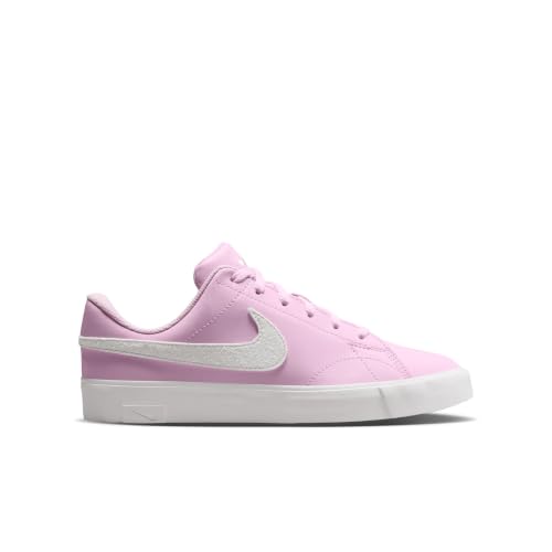 Nike Little Kids' Tennis Essential Shoes, Pink Foam/Sail, 1.5Y