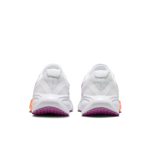 Nike Women's Revolution 8 Road Running Shoes, White/Light Magenta-Orange Pulse, 7