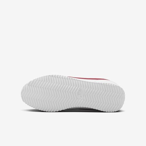 Nike Cortez Big Kids' Shoes (DM0950-115, White/Varsity Blue/Varsity Red) Size 7