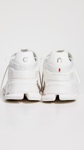 On Women's Cloudnova Sneakers, Undyed-White/White, 7 Medium US
