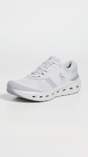 On Mens Cloudrunner 3, Ghost/Verdite 10 Wide