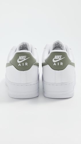 Nike Men's Air Force 1 '07 ESS Sneakers, White/Lt Army, 11.5 Medium US