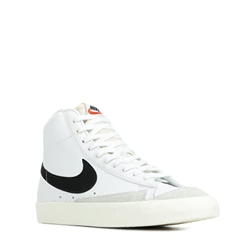 Nike Men's Basketball Shoes , White Black , 9 US