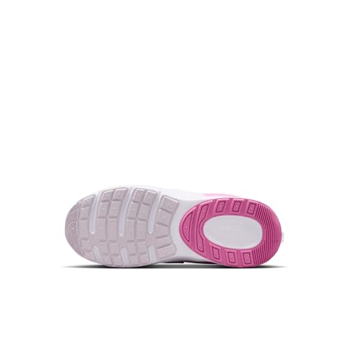 Nike Little Kids' Air Max Nova Shoes, White/Playful Pink-Bleached Lilac, 1.5Y